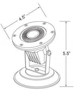 Encore LEDUL-55-LED-6W  Underwater Light 
